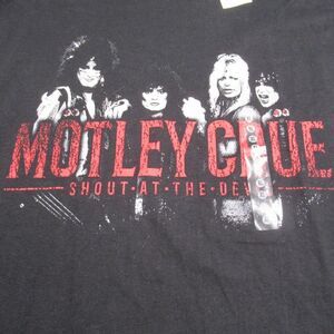 Motley Crue Band Shout at The Devil‎ Adult T-Shirt Black Size XL NWT